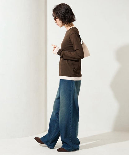 レイヤード風パワーメッシュシアープルオーバー【限定展開】