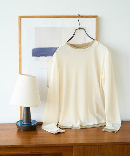 レイヤード風パワーメッシュシアープルオーバー【限定展開】