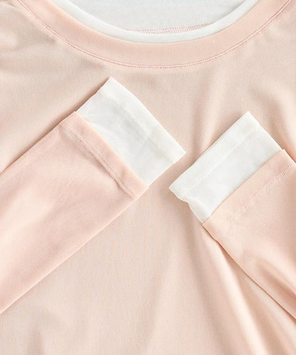 レイヤード風パワーメッシュシアープルオーバー【限定展開】