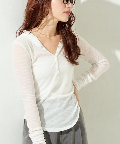 シアーテレコフーディーボタンロンTEE【限定展開】