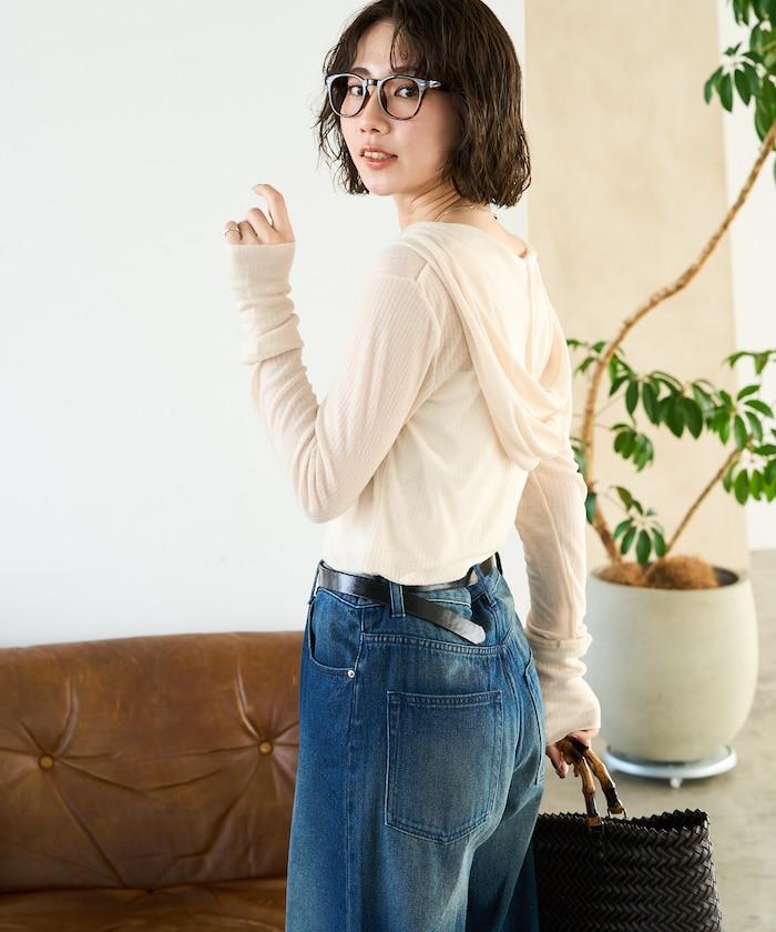 シアーテレコフーディーボタンロンTEE【限定展開】