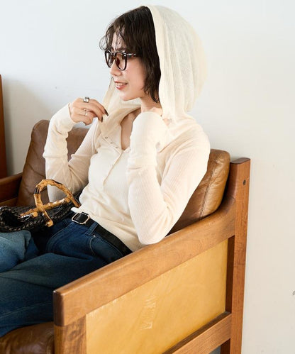 シアーテレコフーディーボタンロンTEE【限定展開】