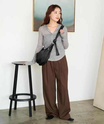 シアーテレコフーディーボタンロンTEE【限定展開】