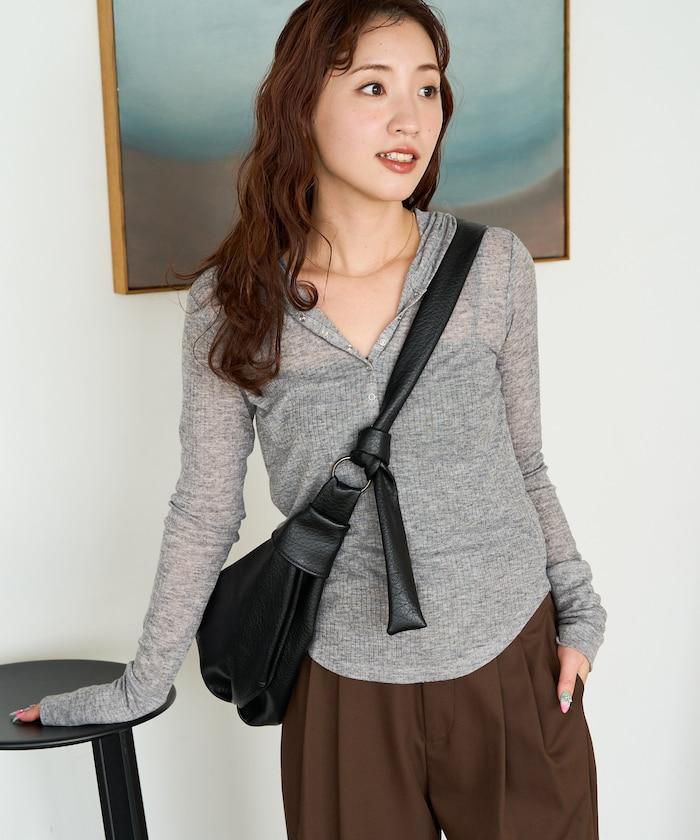 シアーテレコフーディーボタンロンTEE【限定展開】