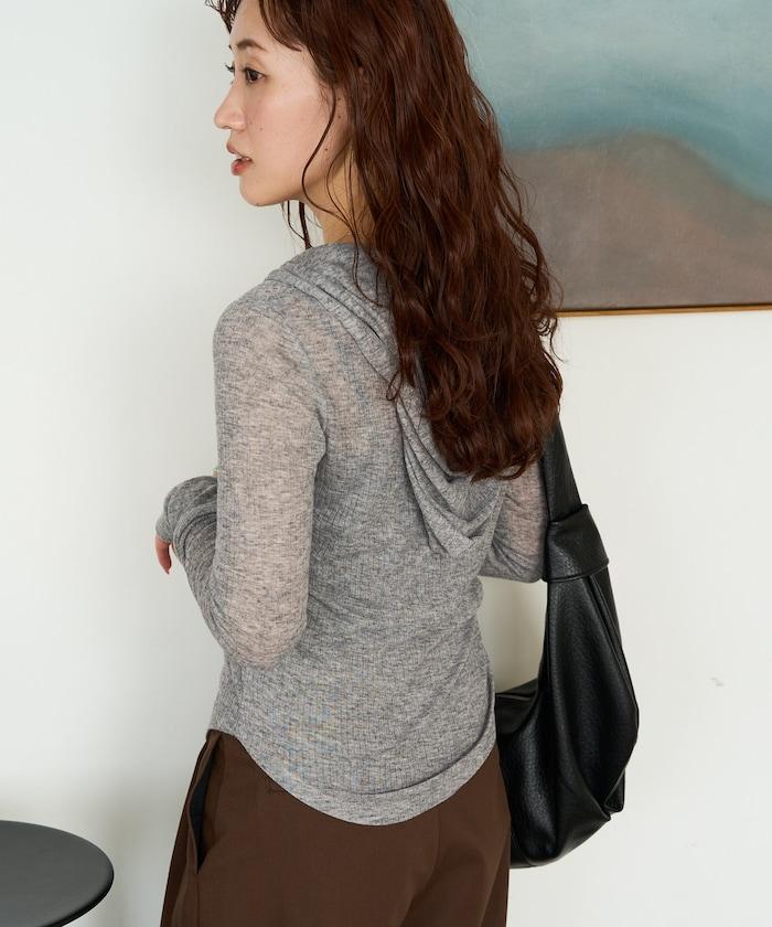 シアーテレコフーディーボタンロンTEE【限定展開】