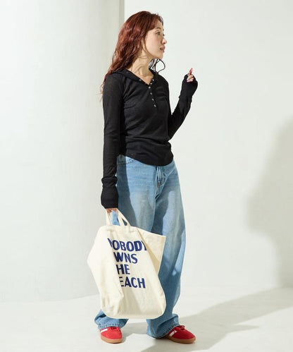 シアーテレコフーディーボタンロンTEE【限定展開】