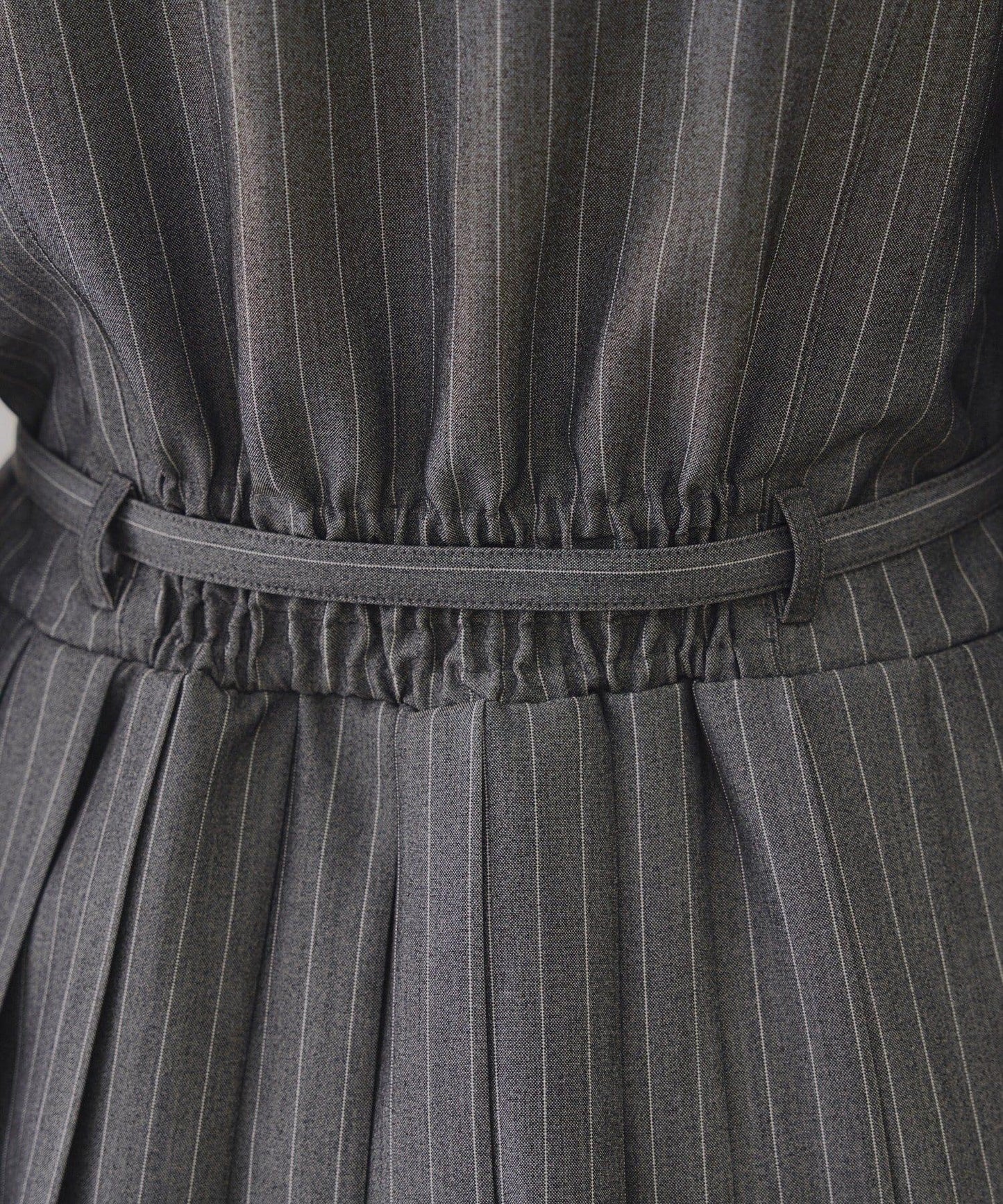 腰帶設計 襯衫風 迷你連衣裙