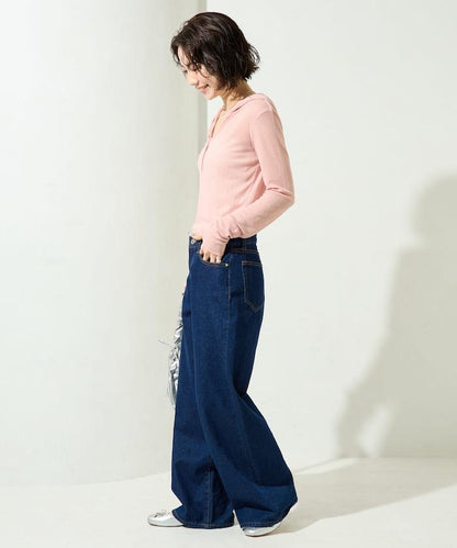 シアーテレコフーディーボタンロンTEE【限定展開】