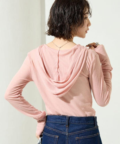 シアーテレコフーディーボタンロンTEE【限定展開】