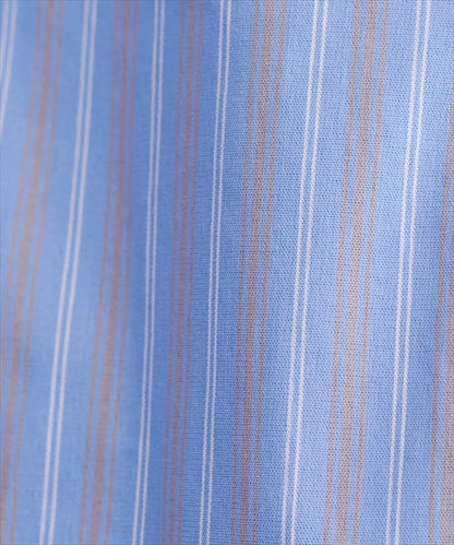 サイドリボンストライプシャツ