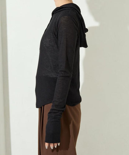 シアーテレコフーディーボタンロンTEE【限定展開】