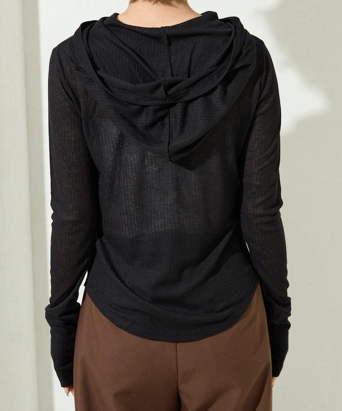 シアーテレコフーディーボタンロンTEE【限定展開】