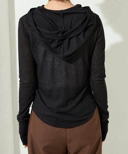 シアーテレコフーディーボタンロンTEE【限定展開】