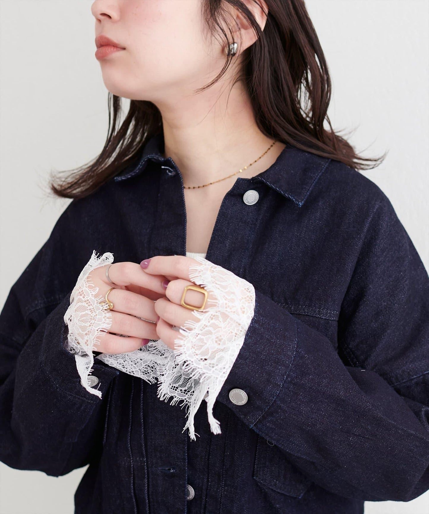 袖レース付きGジャン