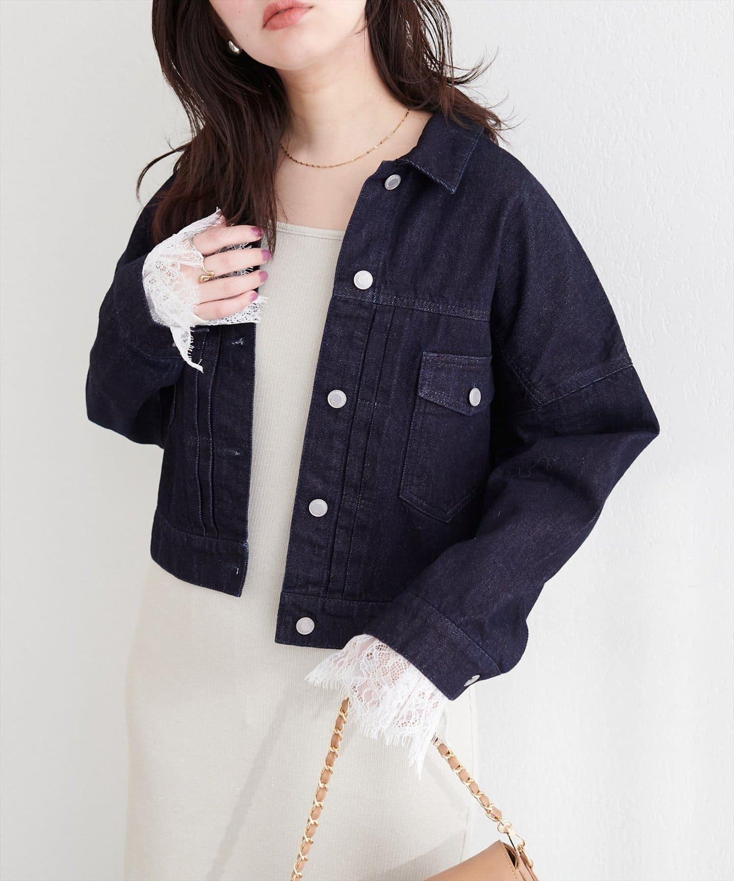 袖レース付きGジャン