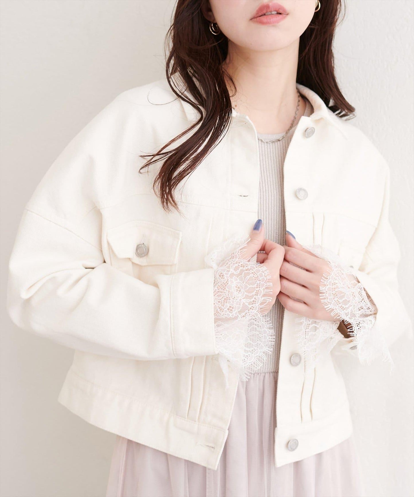 袖レース付きGジャン