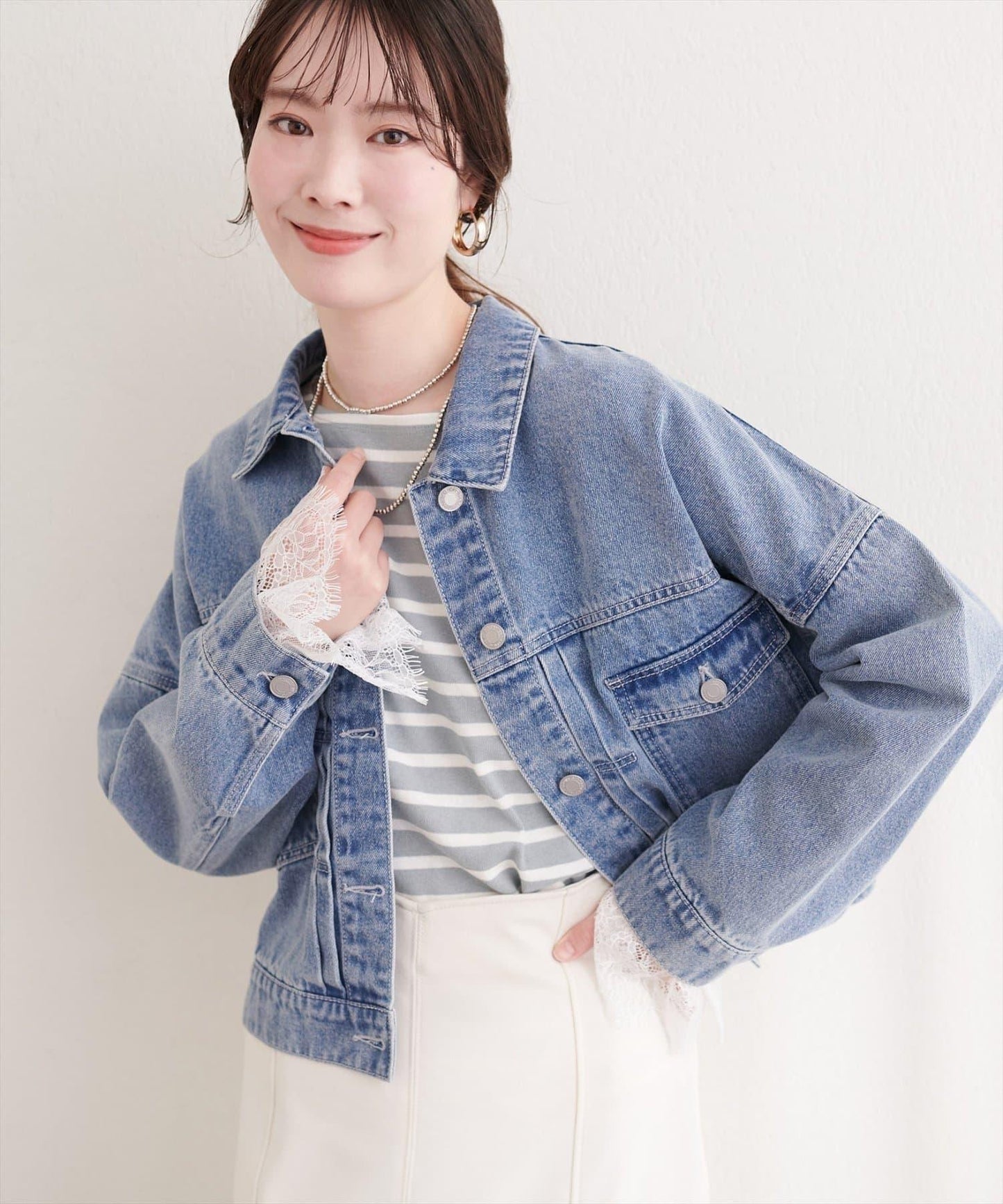 袖レース付きGジャン