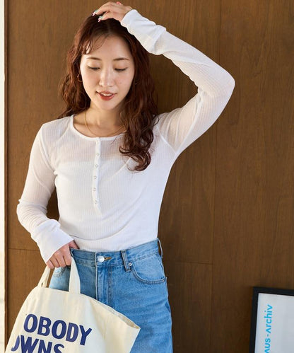 シアーテレコヘンリーネックプルオーバー【限定展開】