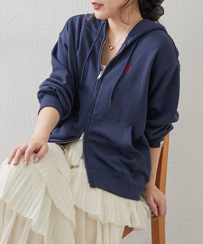 U.S. POLO ASSN. ×RMAF WZIP連帽衛衣