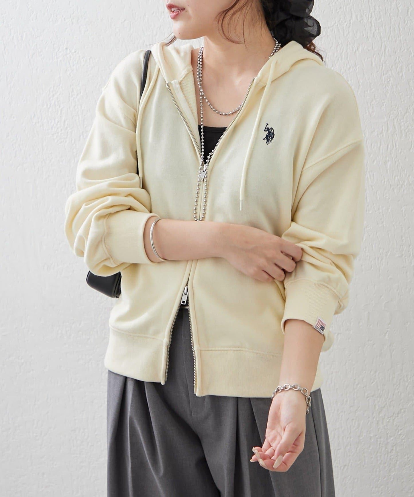 U.S. POLO ASSN. ×RMAF WZIP連帽衛衣