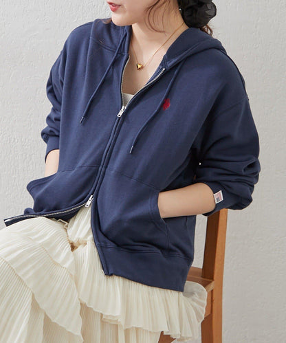 U.S. POLO ASSN. ×RMAF WZIP連帽衛衣