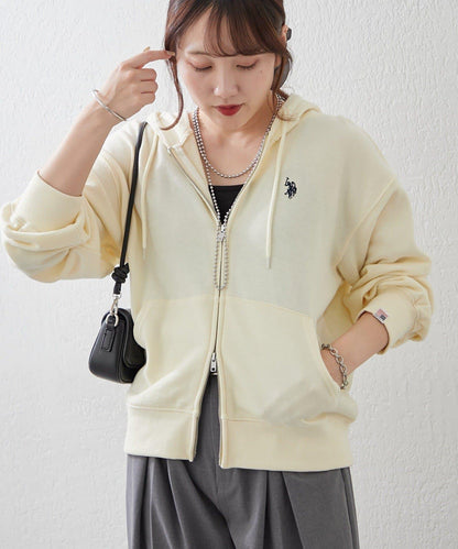 U.S. POLO ASSN. ×RMAF WZIP連帽衛衣