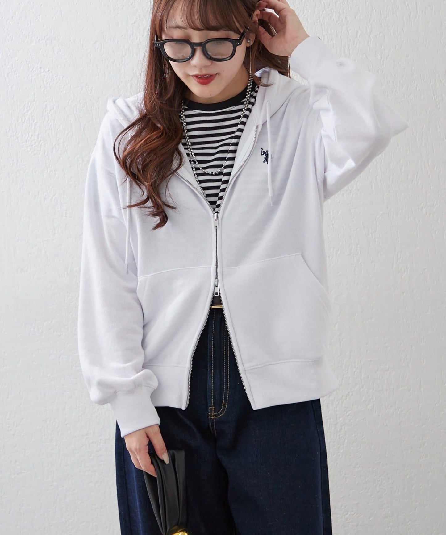 U.S. POLO ASSN. ×RMAF WZIP連帽衛衣