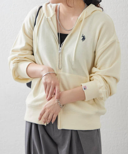 U.S. POLO ASSN. ×RMAF WZIP連帽衛衣
