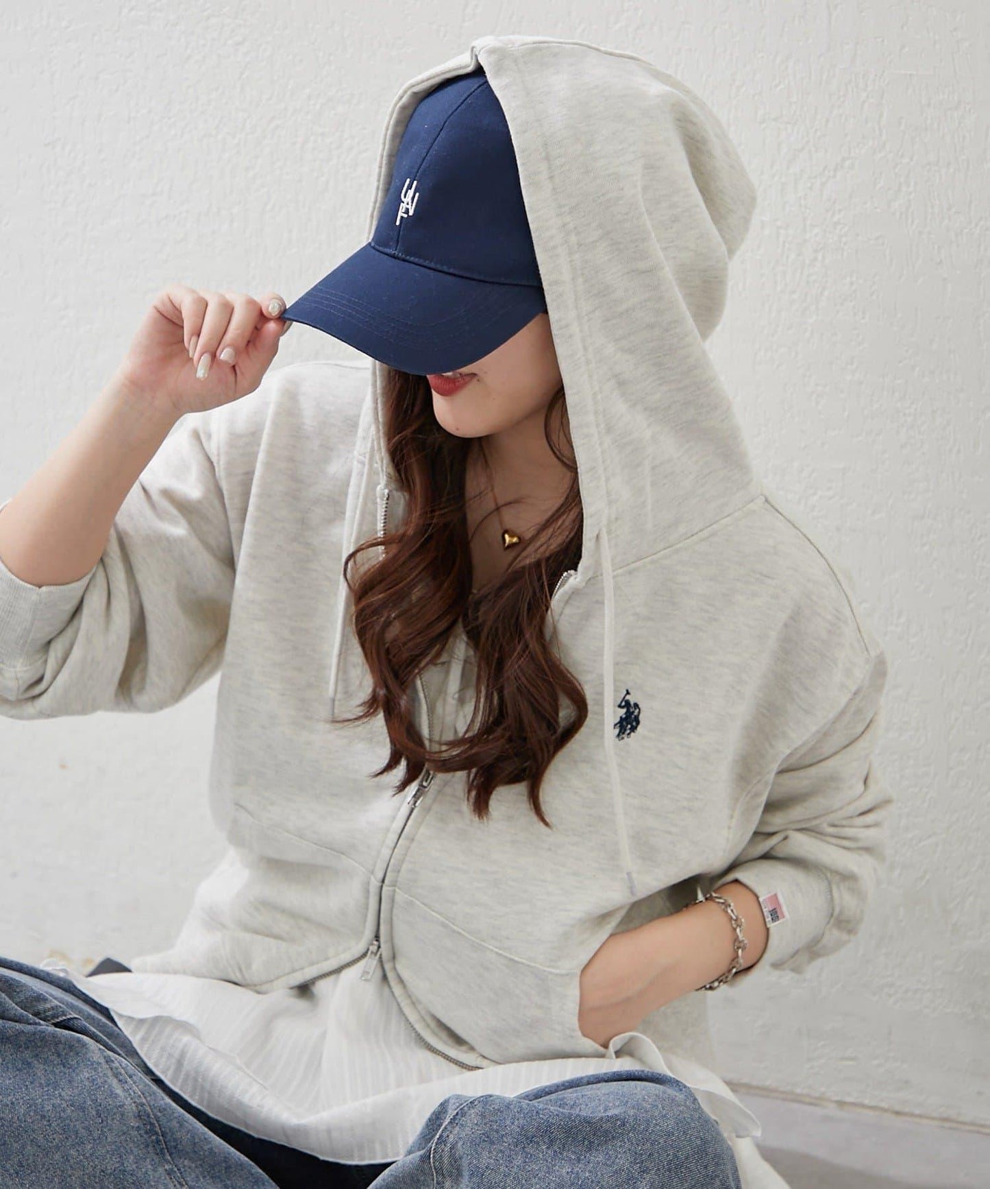 U.S. POLO ASSN. ×RMAF WZIP連帽衛衣