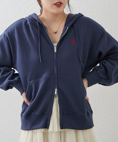 U.S. POLO ASSN. ×RMAF WZIP連帽衛衣