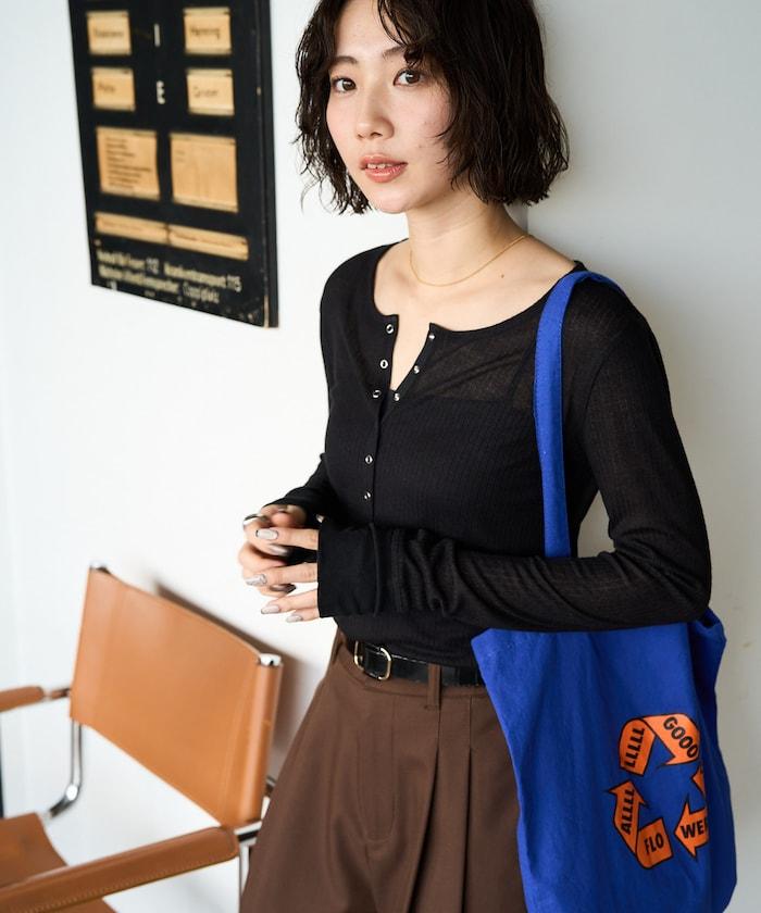 シアーテレコヘンリーネックプルオーバー【限定展開】