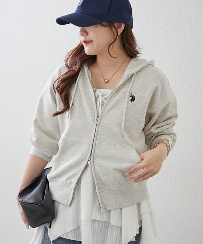 U.S. POLO ASSN. ×RMAF WZIP連帽衛衣