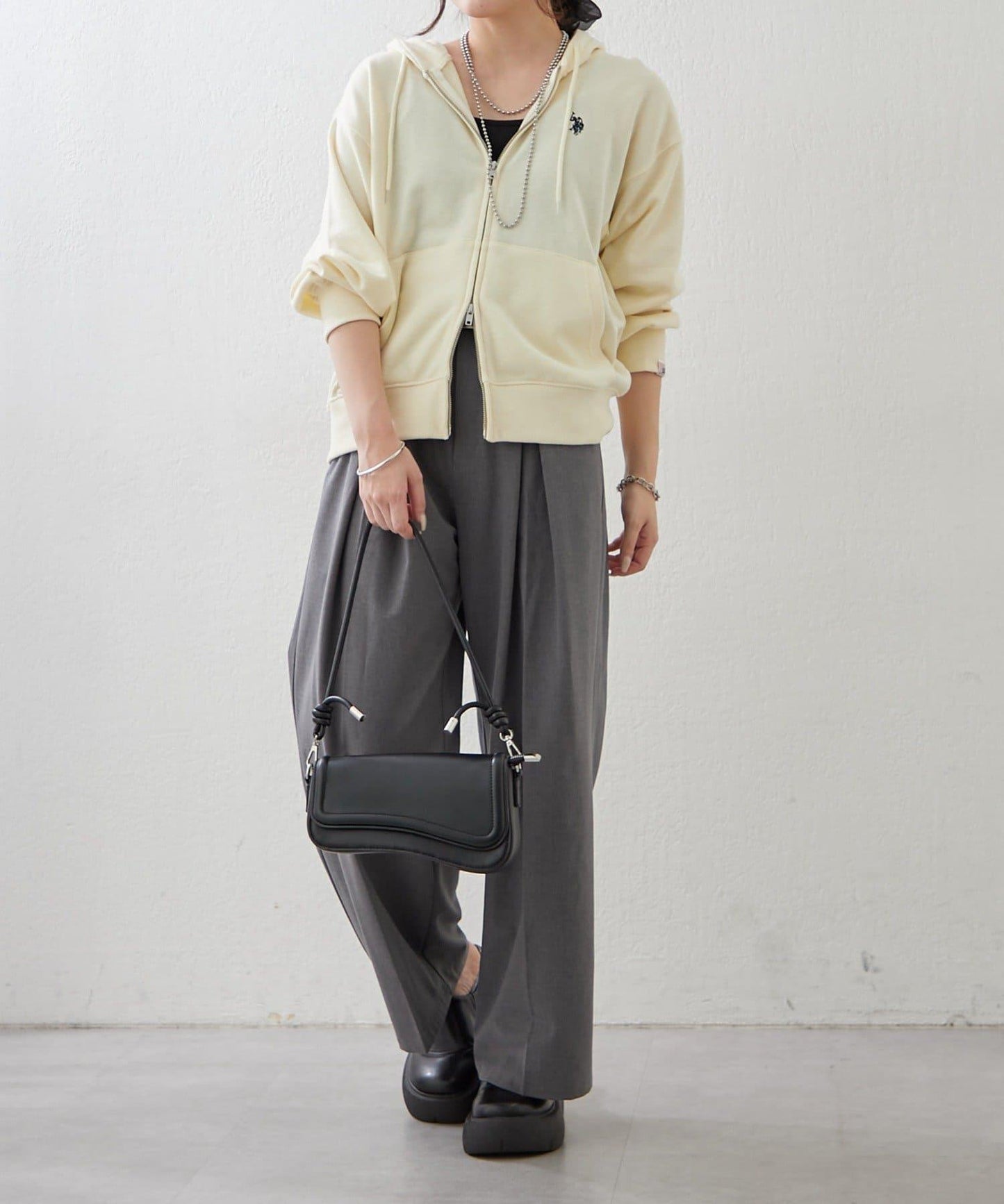 U.S. POLO ASSN. ×RMAF WZIP連帽衛衣