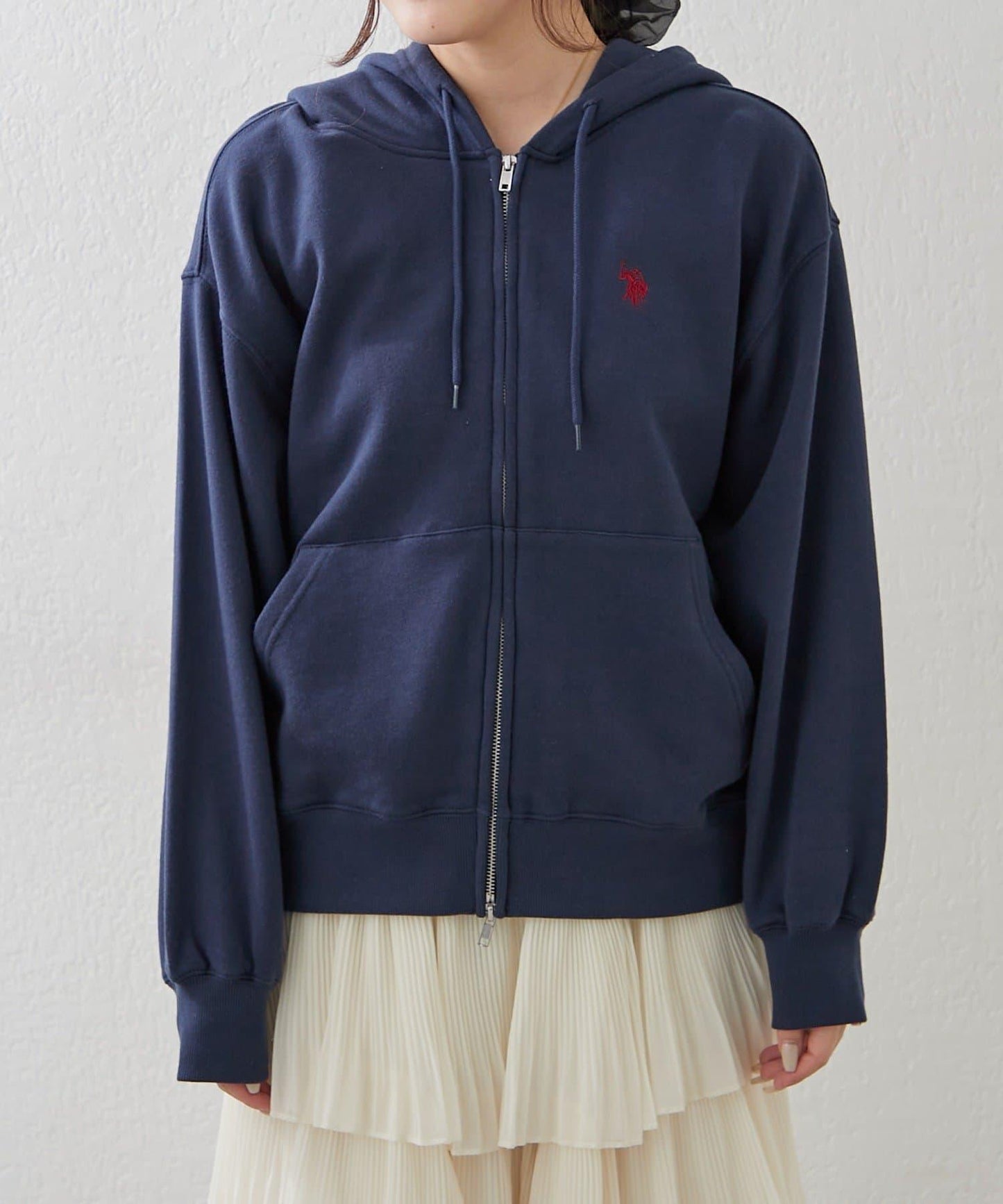 U.S. POLO ASSN. ×RMAF WZIP連帽衛衣