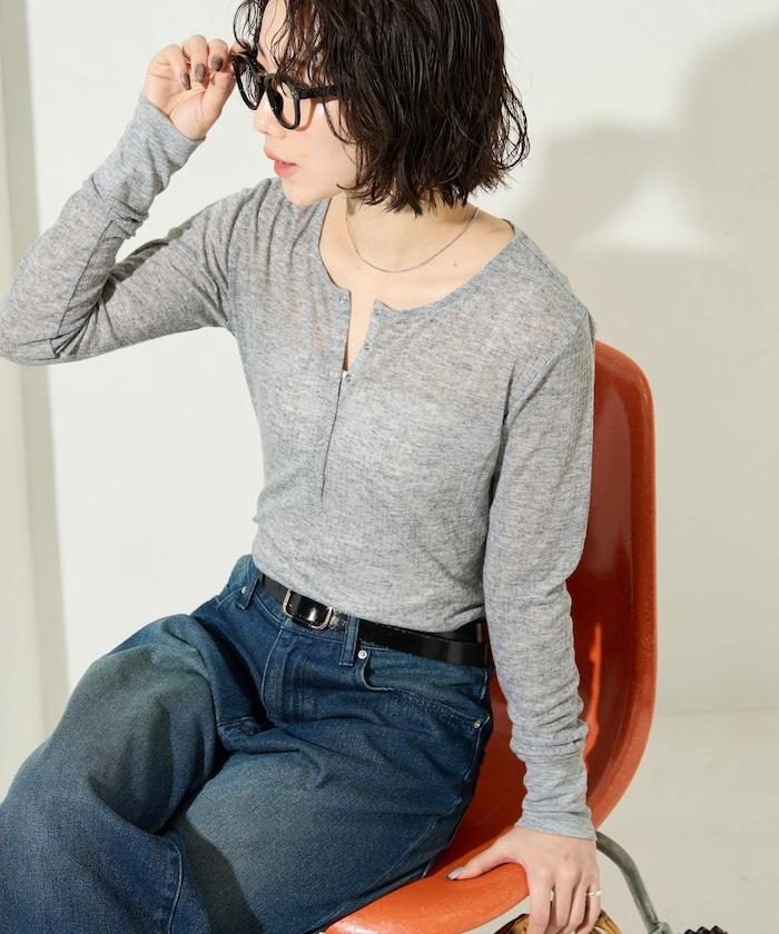 シアーテレコヘンリーネックプルオーバー【限定展開】