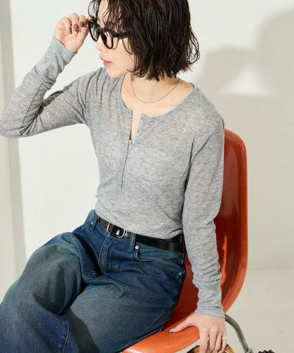 シアーテレコヘンリーネックプルオーバー【限定展開】