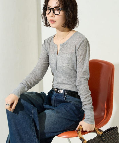 シアーテレコヘンリーネックプルオーバー【限定展開】