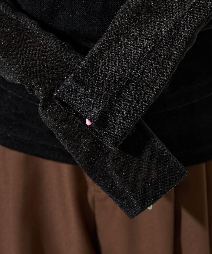 シアーフロッキーホルターネックレイヤード風ロンTEE【限定展開】