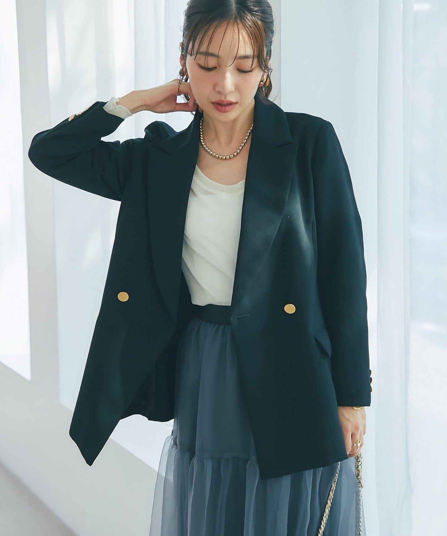 復刻款 金屬紐扣雙排扣 西裝外套 2款