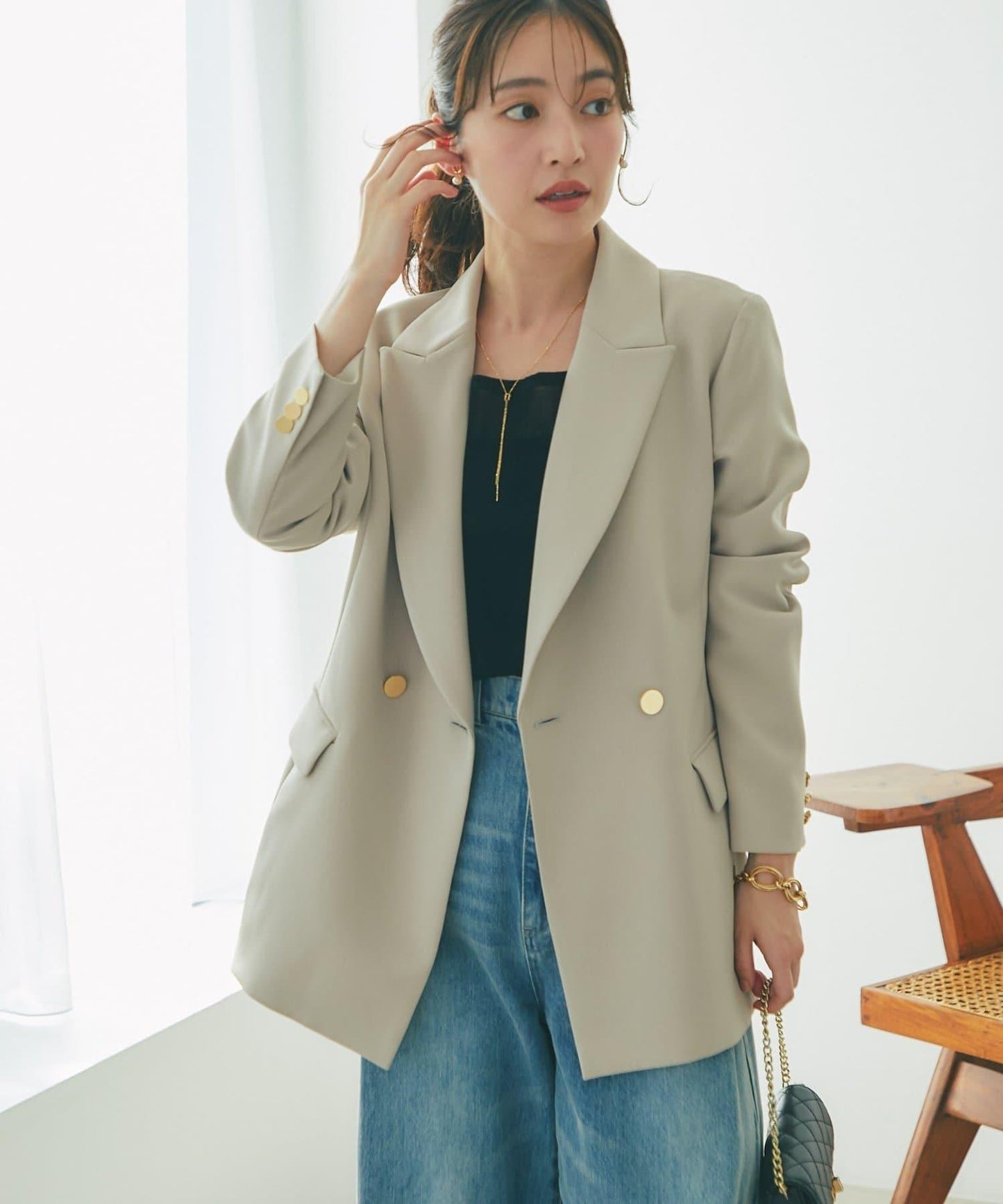 復刻款 金屬紐扣雙排扣 西裝外套 2款