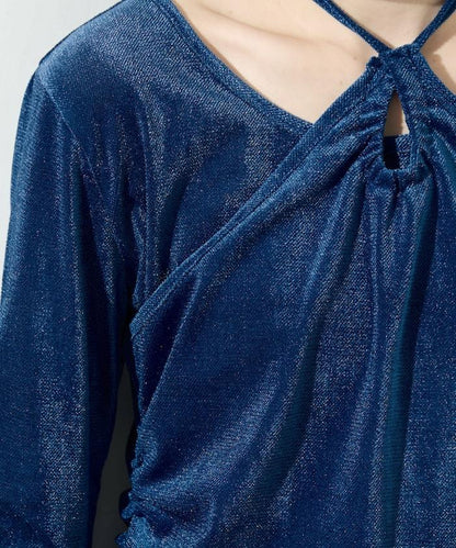 シアーフロッキーホルターネックレイヤード風ロンTEE【限定展開】