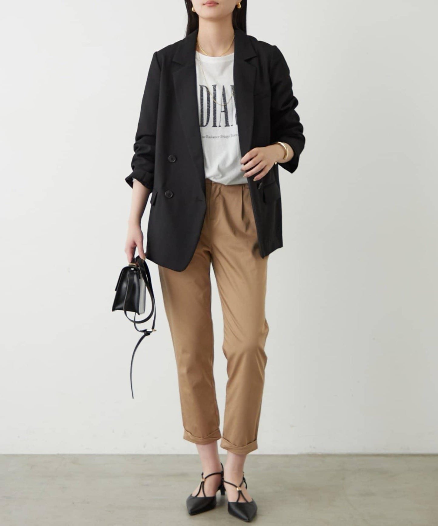 亞麻風合成面料夾克