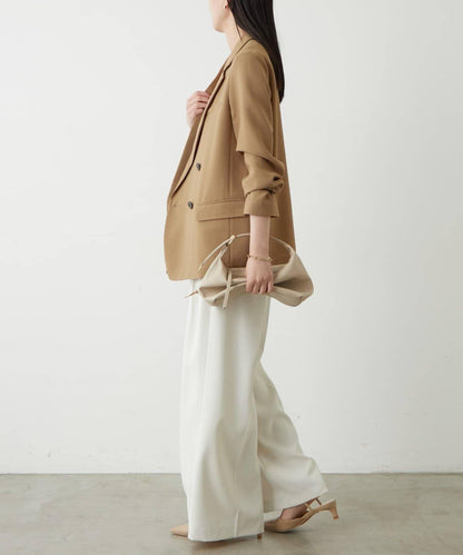 亞麻風合成面料夾克