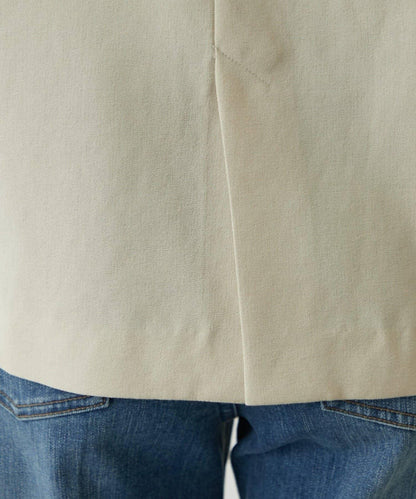 亞麻風合成面料夾克