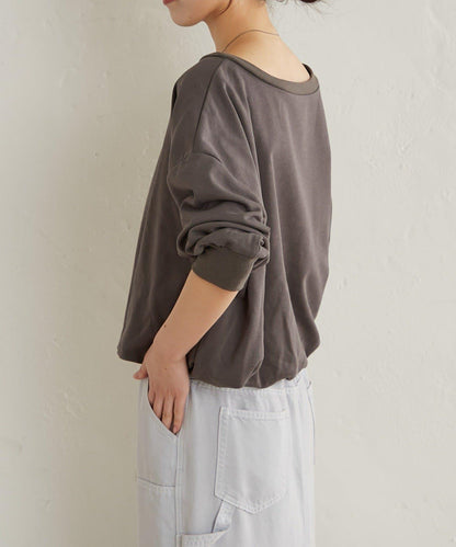 毛圈 氣球廓形 衛衣