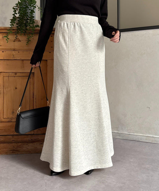 毛圈 I字美人魚半身裙