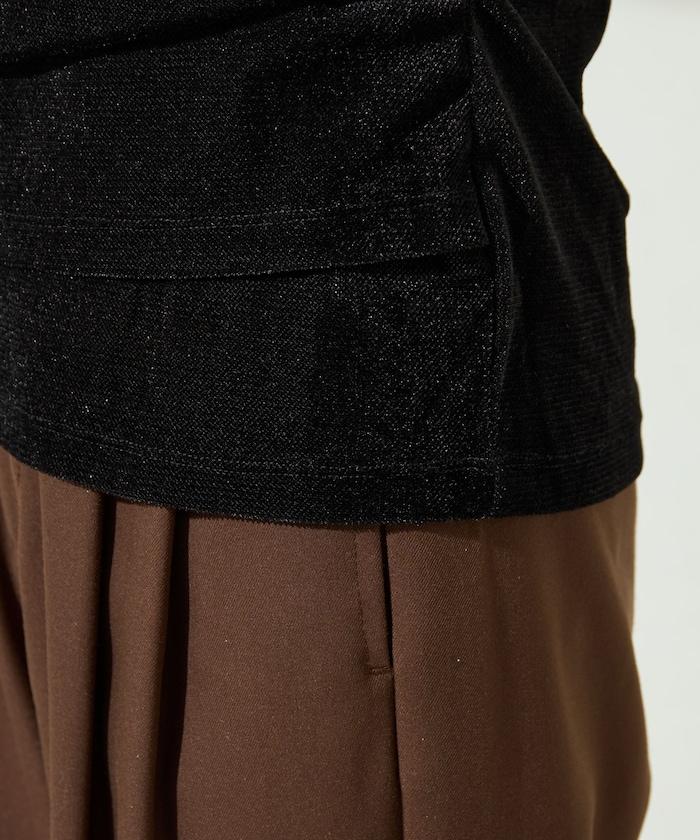 シアーフロッキーホルターネックレイヤード風ロンTEE【限定展開】