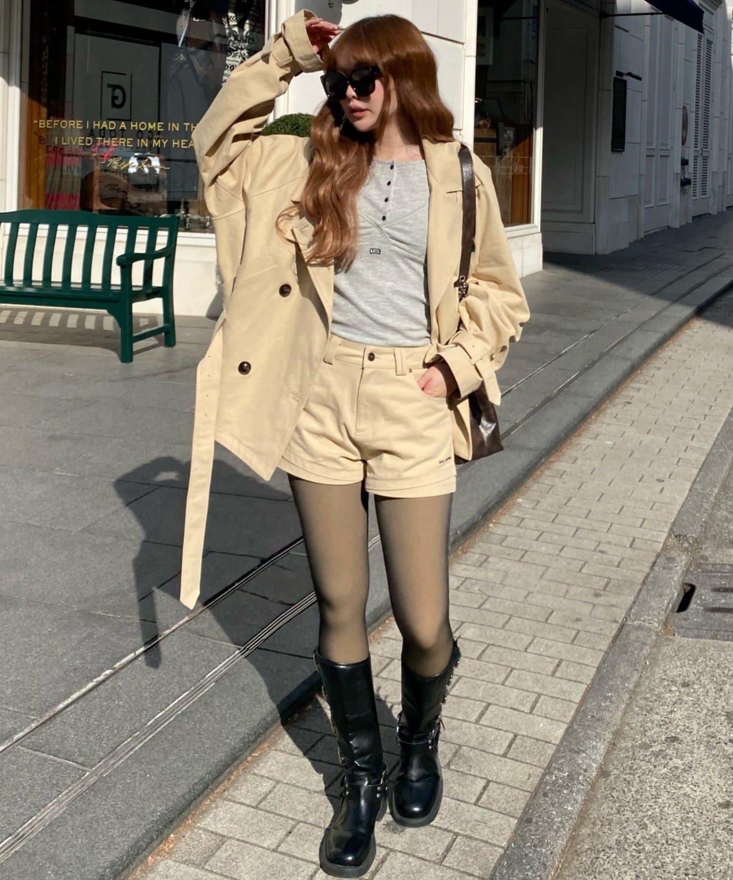 クロミ（庫洛米） 斜紋短褲