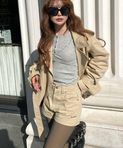 クロミ（庫洛米） 斜紋短褲