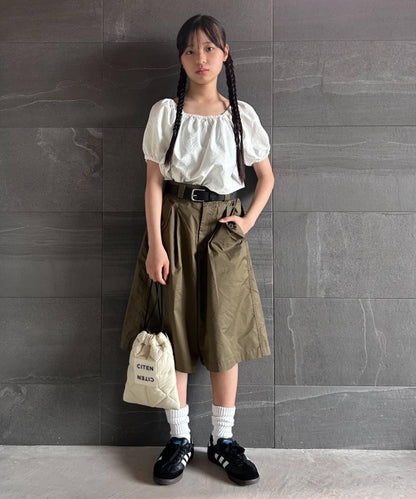 CIAOPANIC TYPY KIDS 泡泡袖短款襯衫